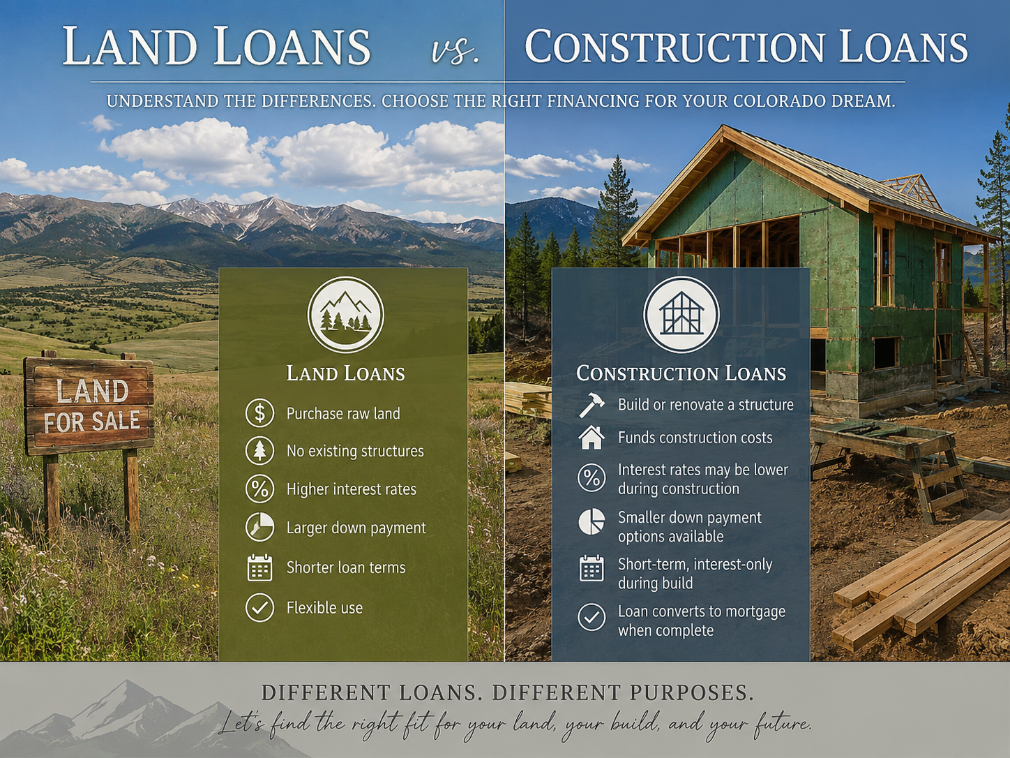 Land Loans vs. Construction Loans: What's the Difference?