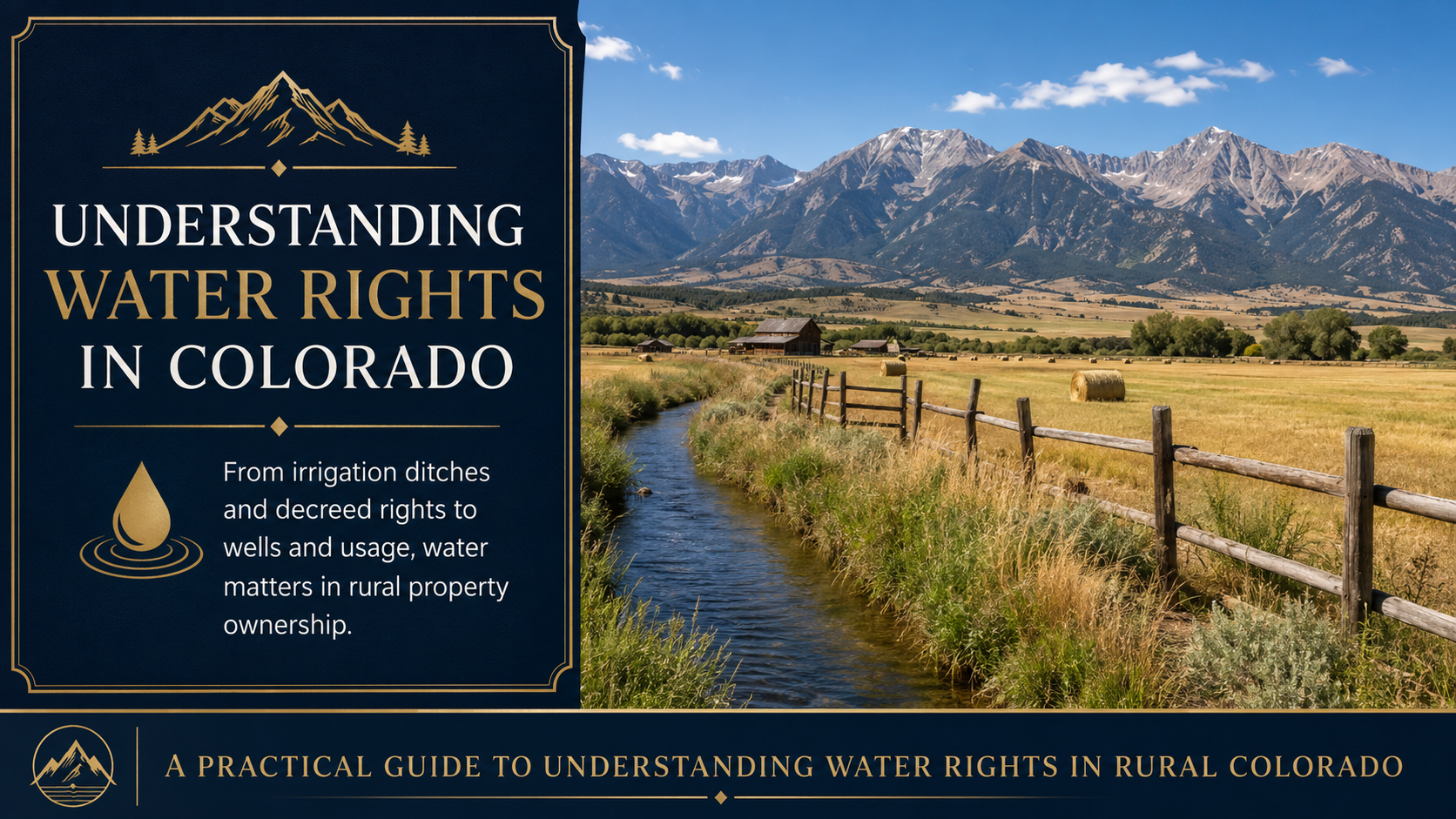 Understanding Water Rights When Buying in Colorado