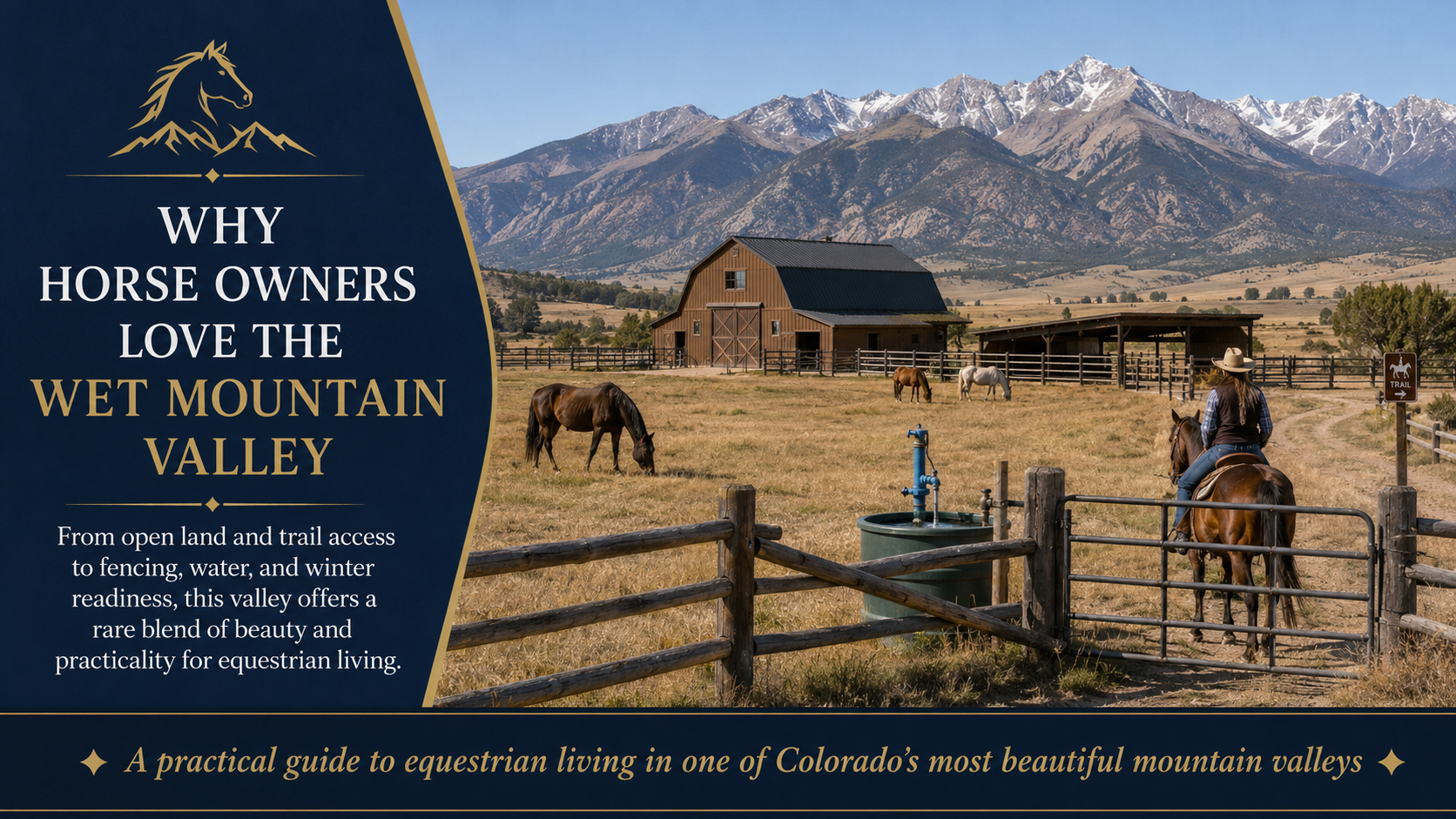 Horses, Land, and the Wet Mountain Valley Lifestyle