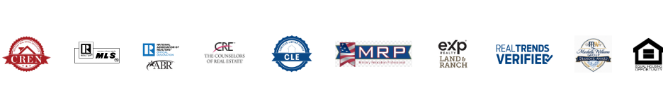 Machelle Williams professional designations and certifications: MRP, CREN, ABR, CRE, CLE, SDP, Equal Housing, Realtor MLS